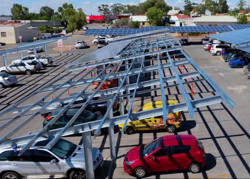 O estacionamento Solar Não emite ruídos na produção de energia